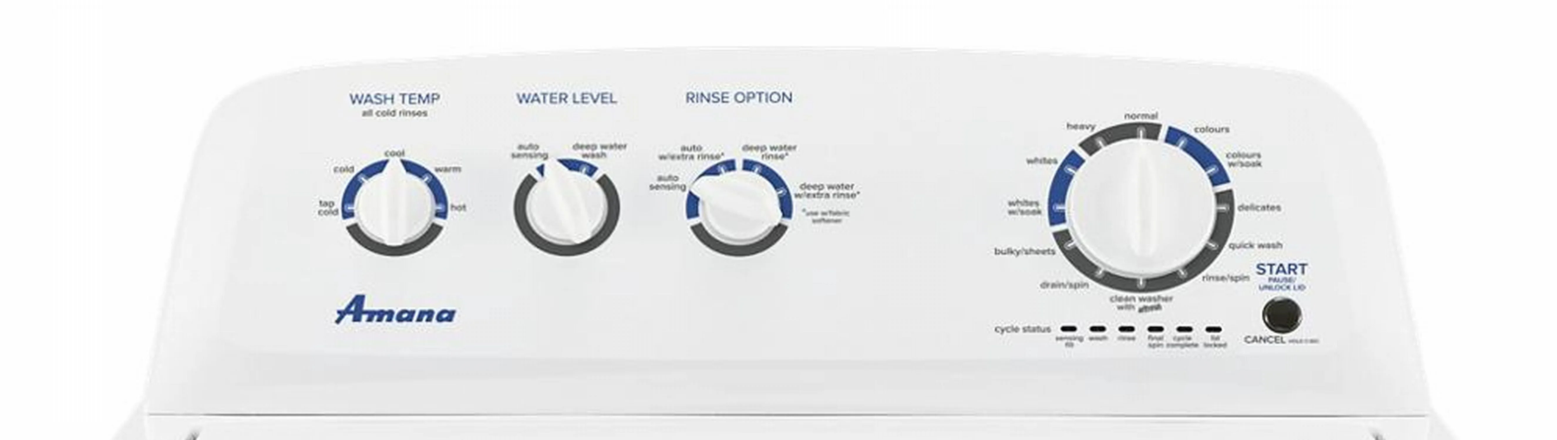 Amana White Top Load Washer (4.4 Cu.Ft.) - NTW4519JW