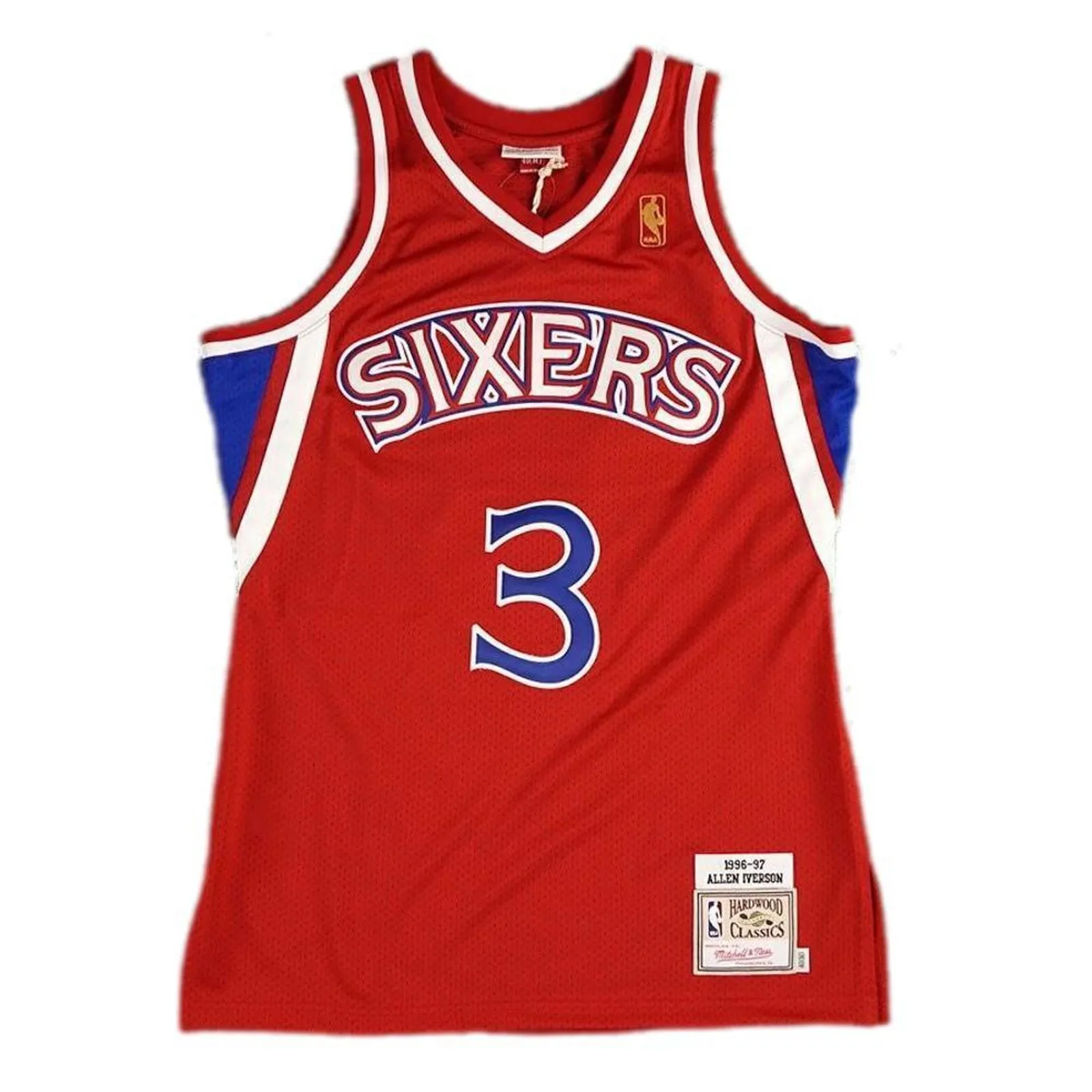 Authentic Philadelphia 76ers Allen Iverson 1996-97 Hardwood Classics Swingman Alternate Jersey by Mitchell & Ness