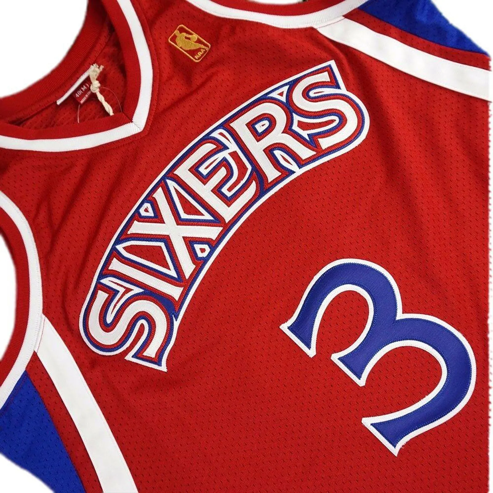 Authentic Philadelphia 76ers Allen Iverson 1996-97 Hardwood Classics Swingman Alternate Jersey by Mitchell & Ness