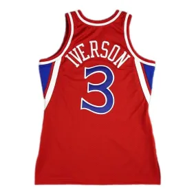 Authentic Philadelphia 76ers Allen Iverson 1996-97 Hardwood Classics Swingman Alternate Jersey by Mitchell & Ness