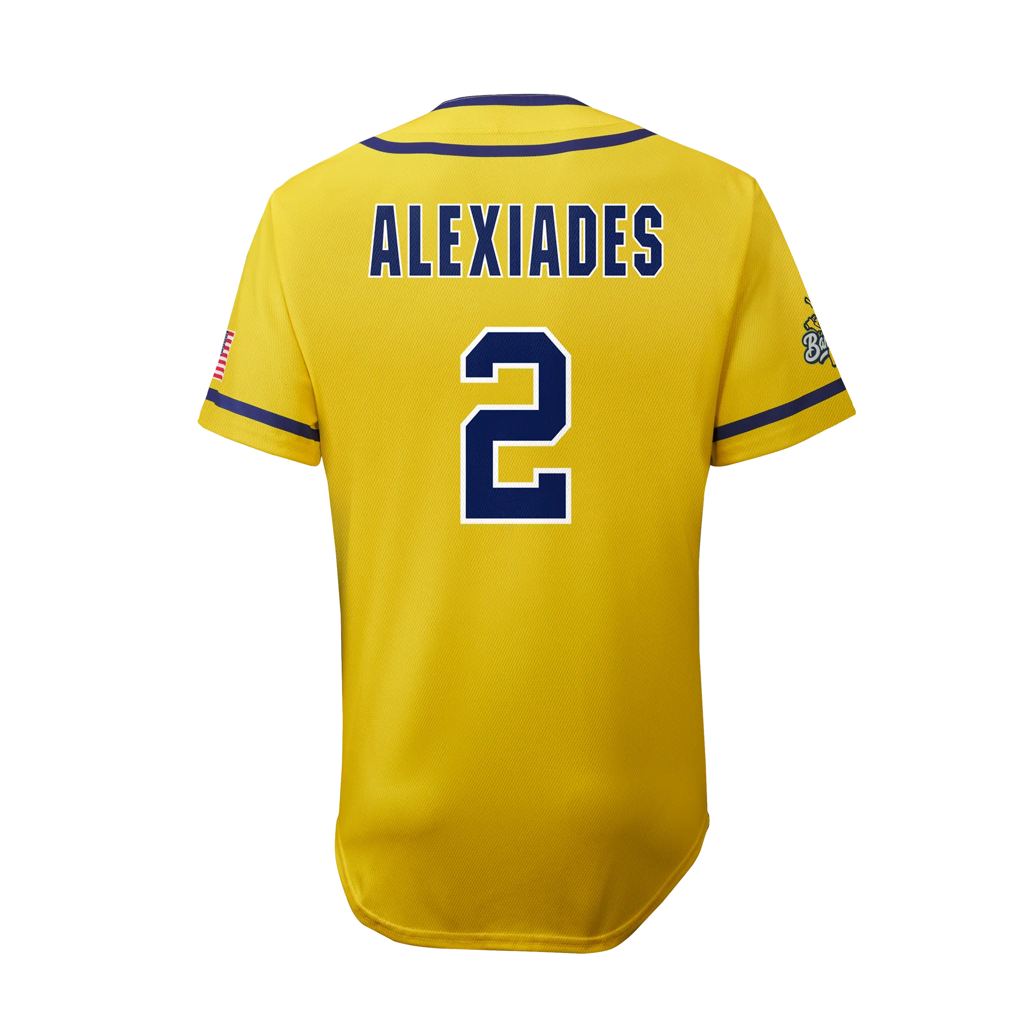 Bananas Reese Alexiades #2 EvoShield Jersey - Yellow