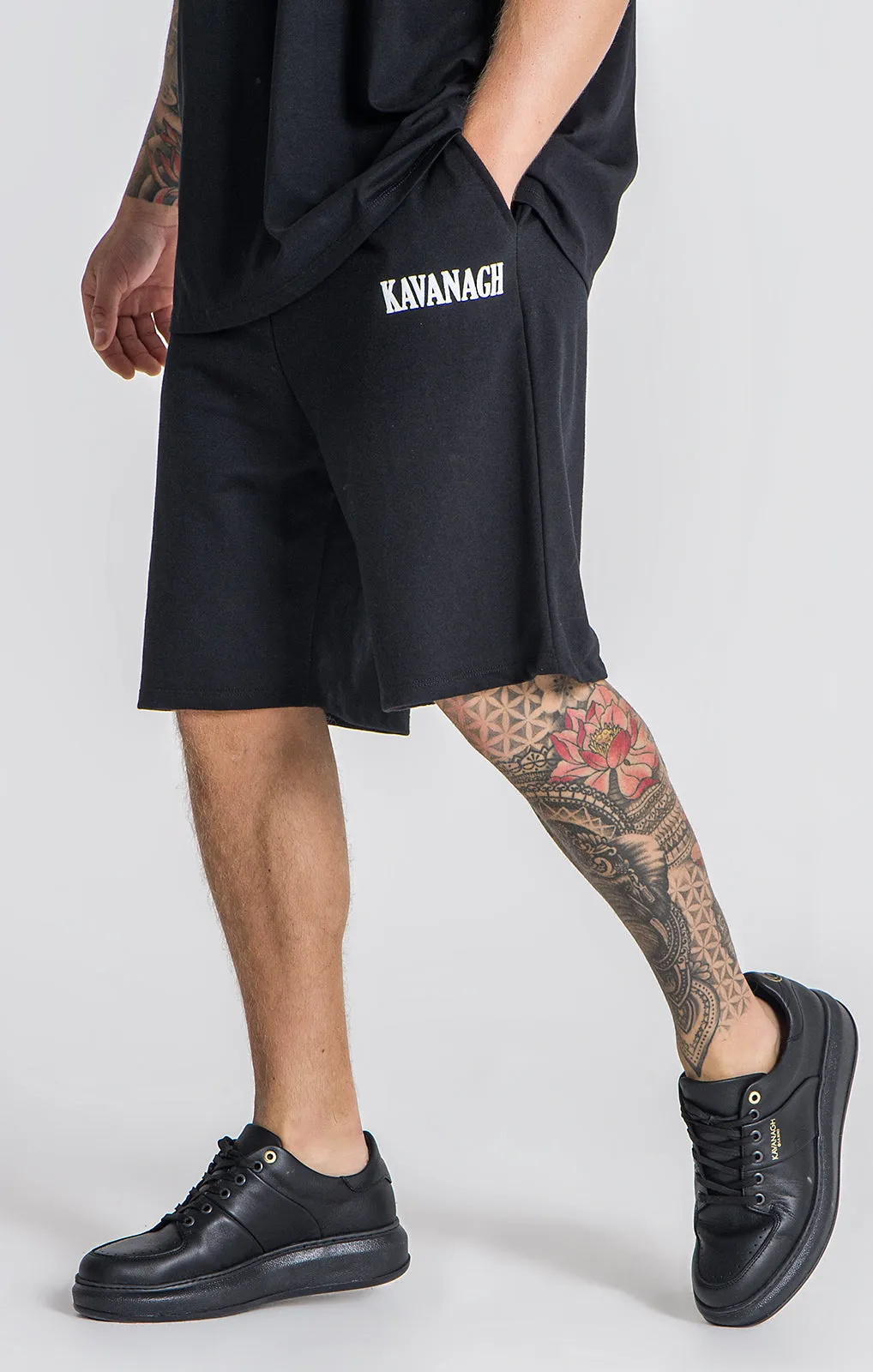 Black Kavanagh Loose Shorts