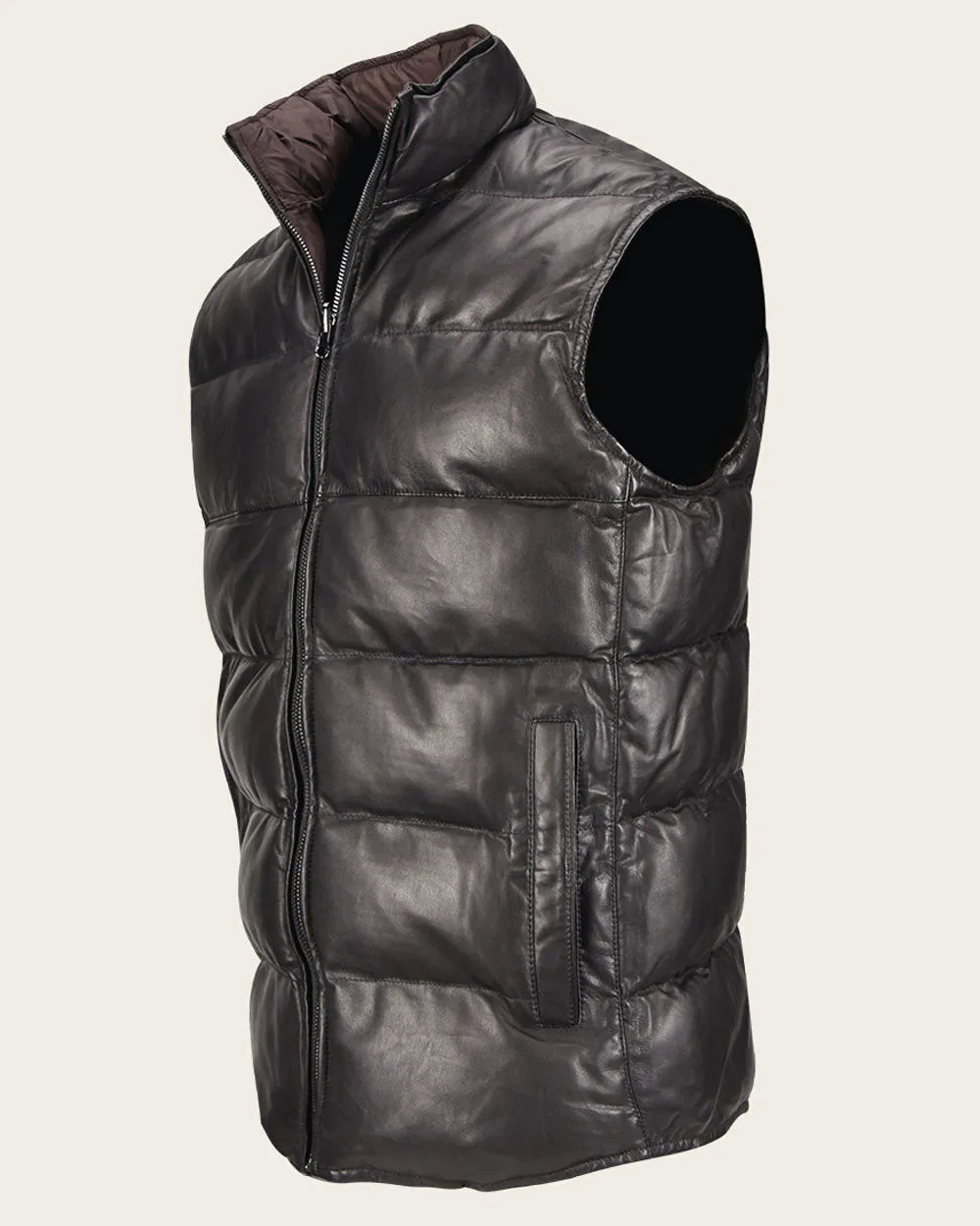 Black padding vest