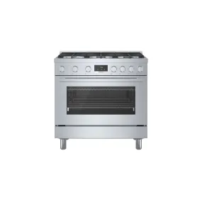 Bosch 36" Industrial Style Duel-Fuel Range Stainless Steel - HDS8655C