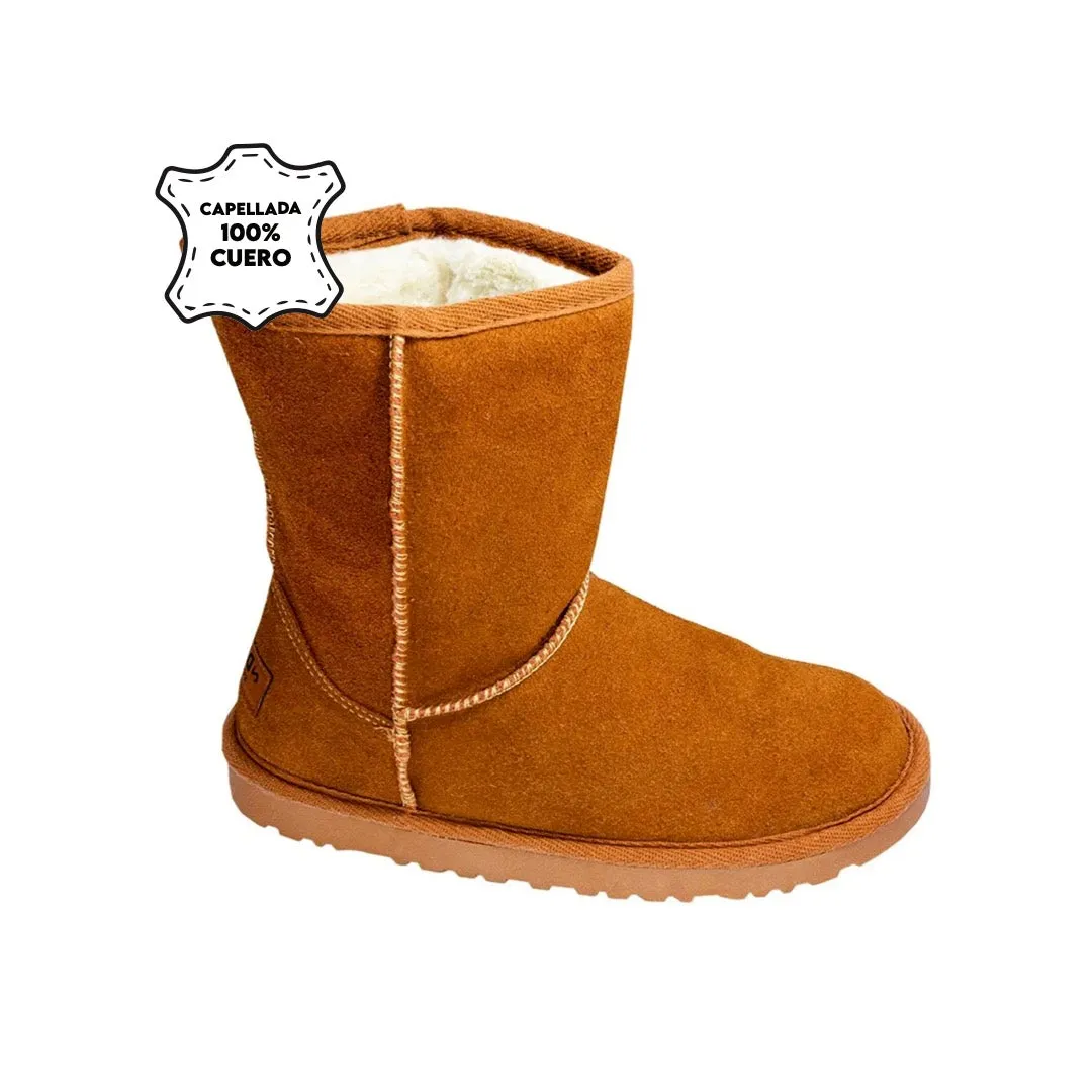 Bota Cuero Mujer Verona Caramel