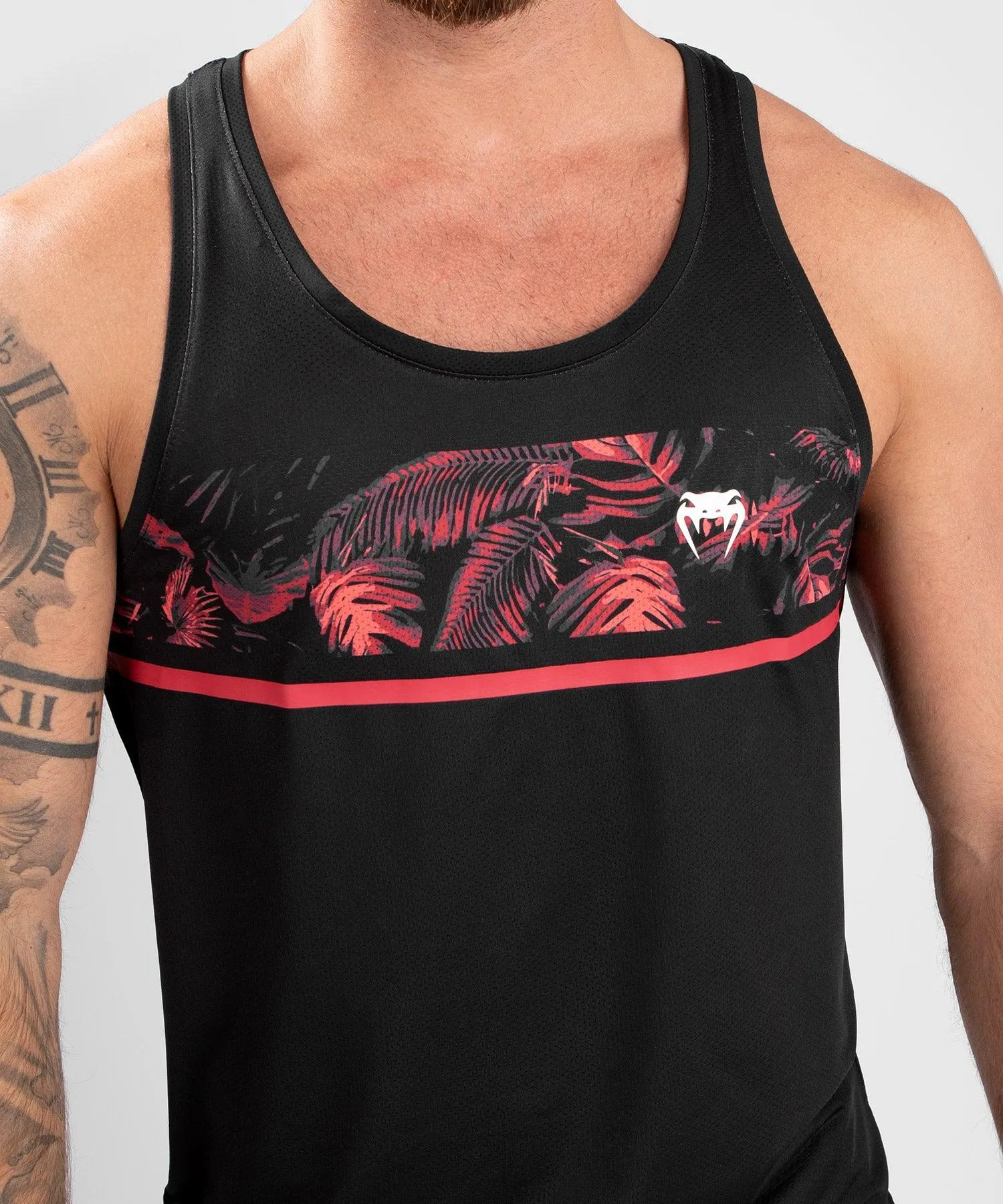 Camiseta de tirantes Venum Bali Jungle Dry Tech - Rojo