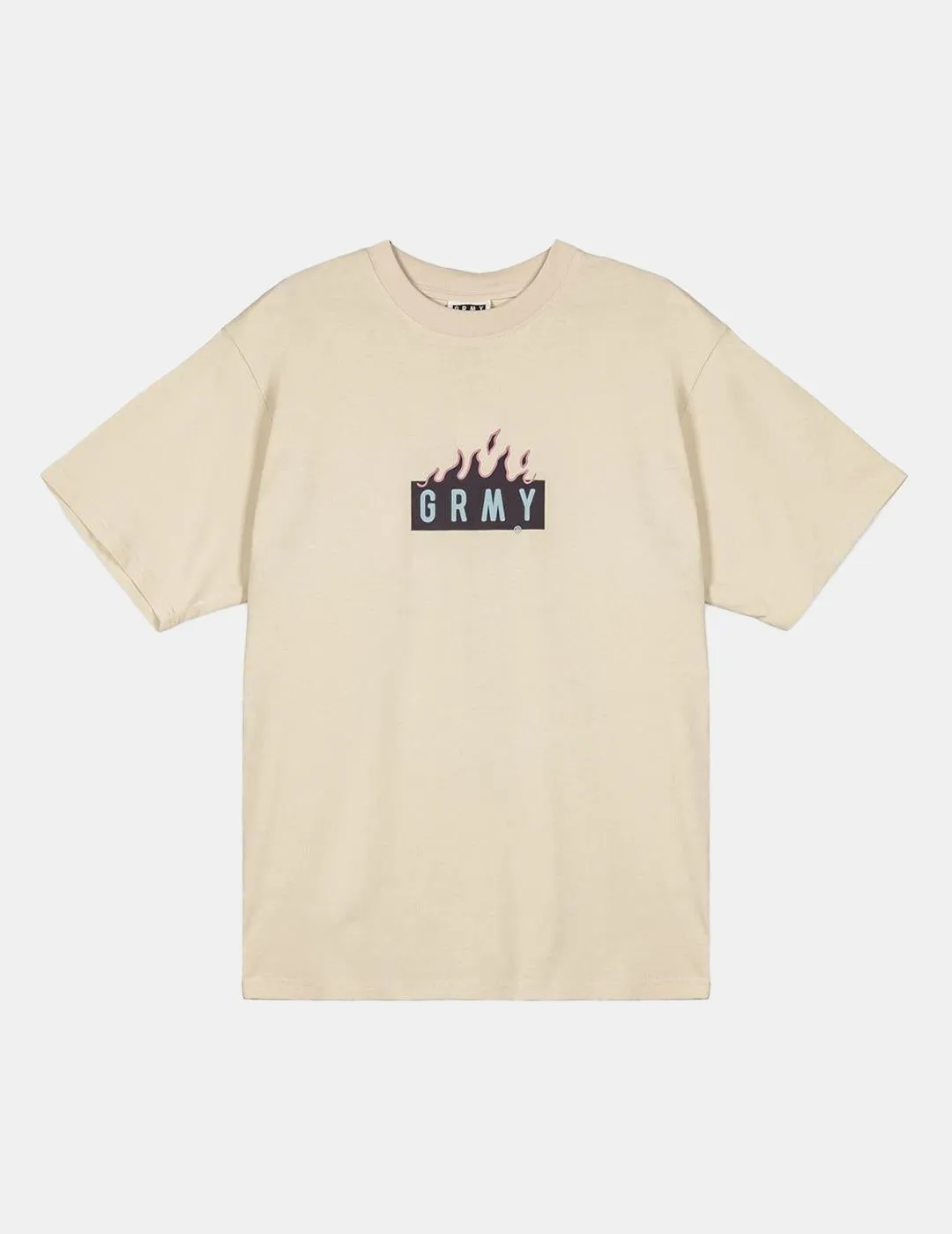 Camiseta Grimey Melted Stone Oversized Beige