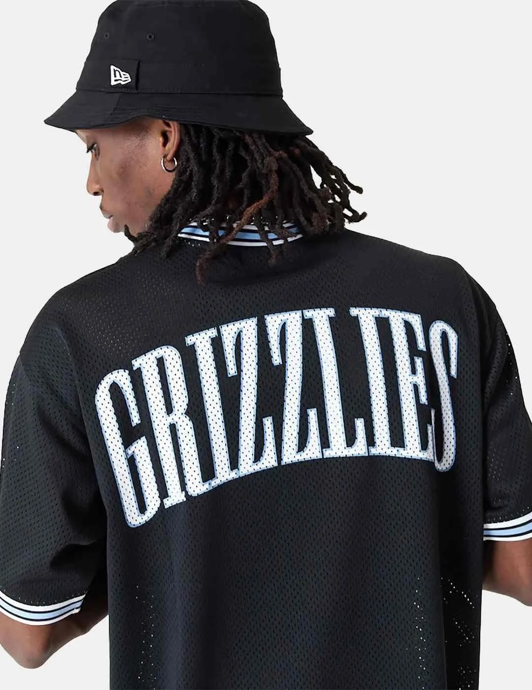 Camiseta New Era NBA Memphis Grizzlies Mesh Negro