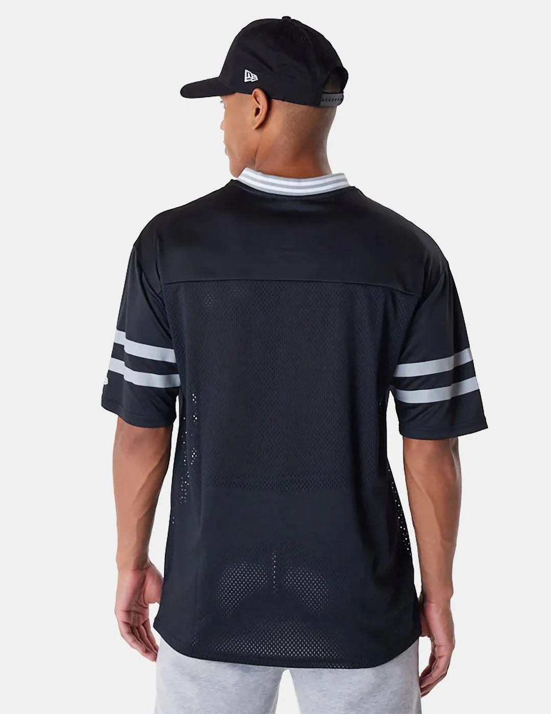 Camiseta New Era NFL Las Vegas Raiders Mesh Negro