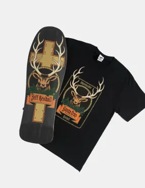 Camiseta Santa Cruz Jagermeister Kendall Deer Negro