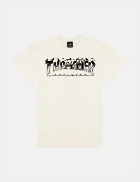 Camiseta Thrasher Pigeon Mag Blanco