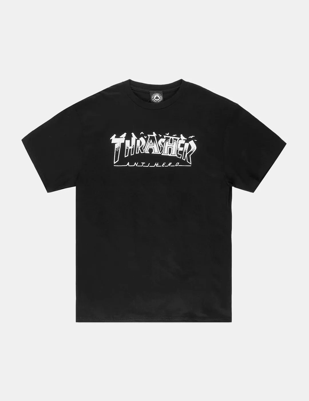 Camiseta Thrasher Pigeon Mag Negro