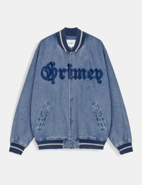 Chaqueta Grimey Causing Panic Denim Baseball