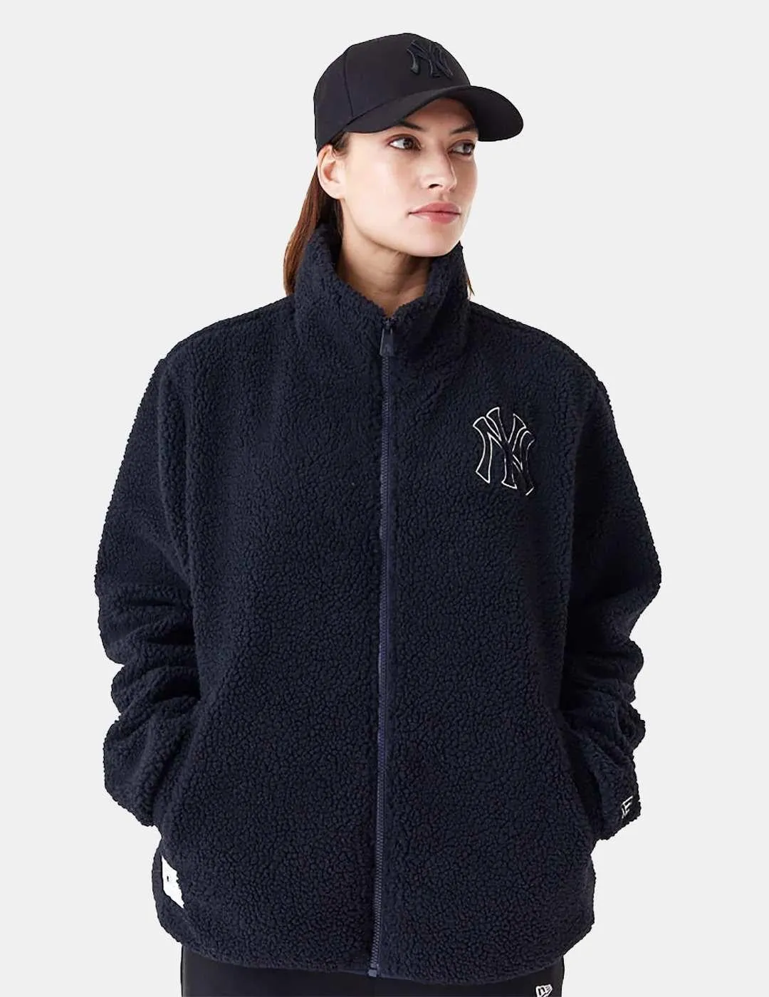 Chaqueta New Era MLB New York Yankees Sherpa Azul