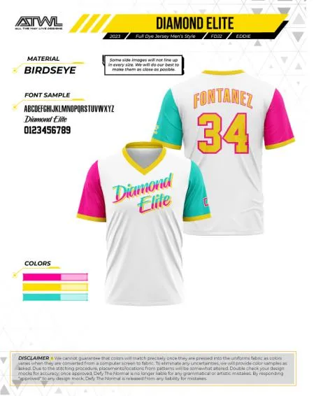 Diamond Elite San Diego Connect Crew Neck Jersey