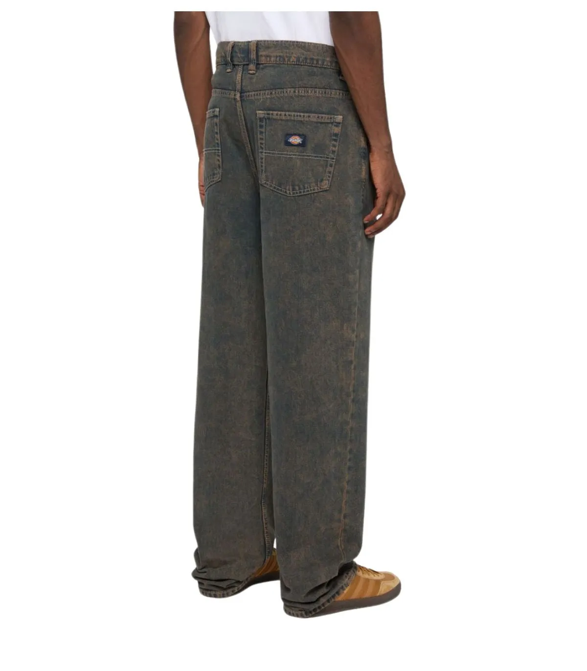 DICKIES PANTALON THOMASVILLE DENIM PANT OVERDYE BROWN WASH