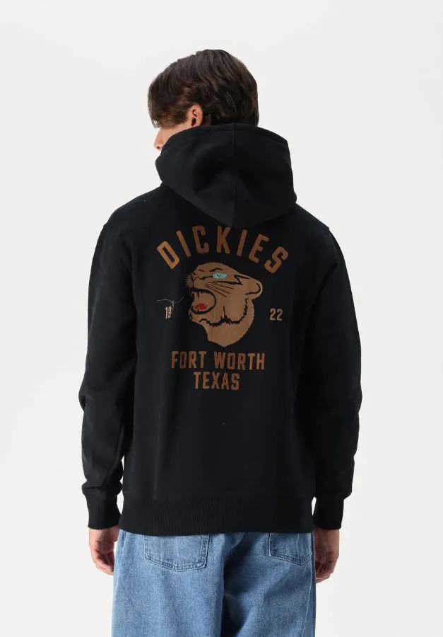 DICKIES PANTHER HOODIE BLACK | Sudadera con capucha