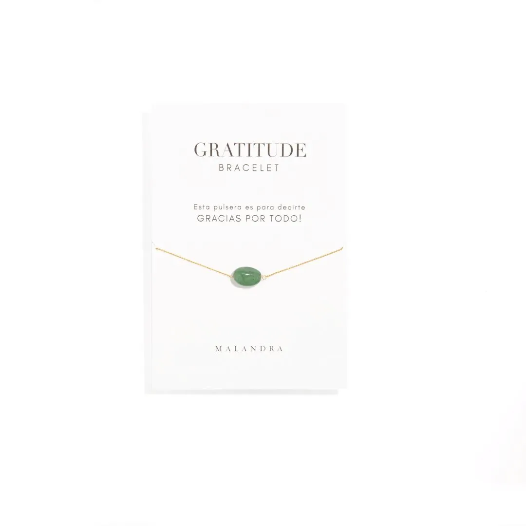 GREEN AVENTURINE GRATITUDE BRACELET