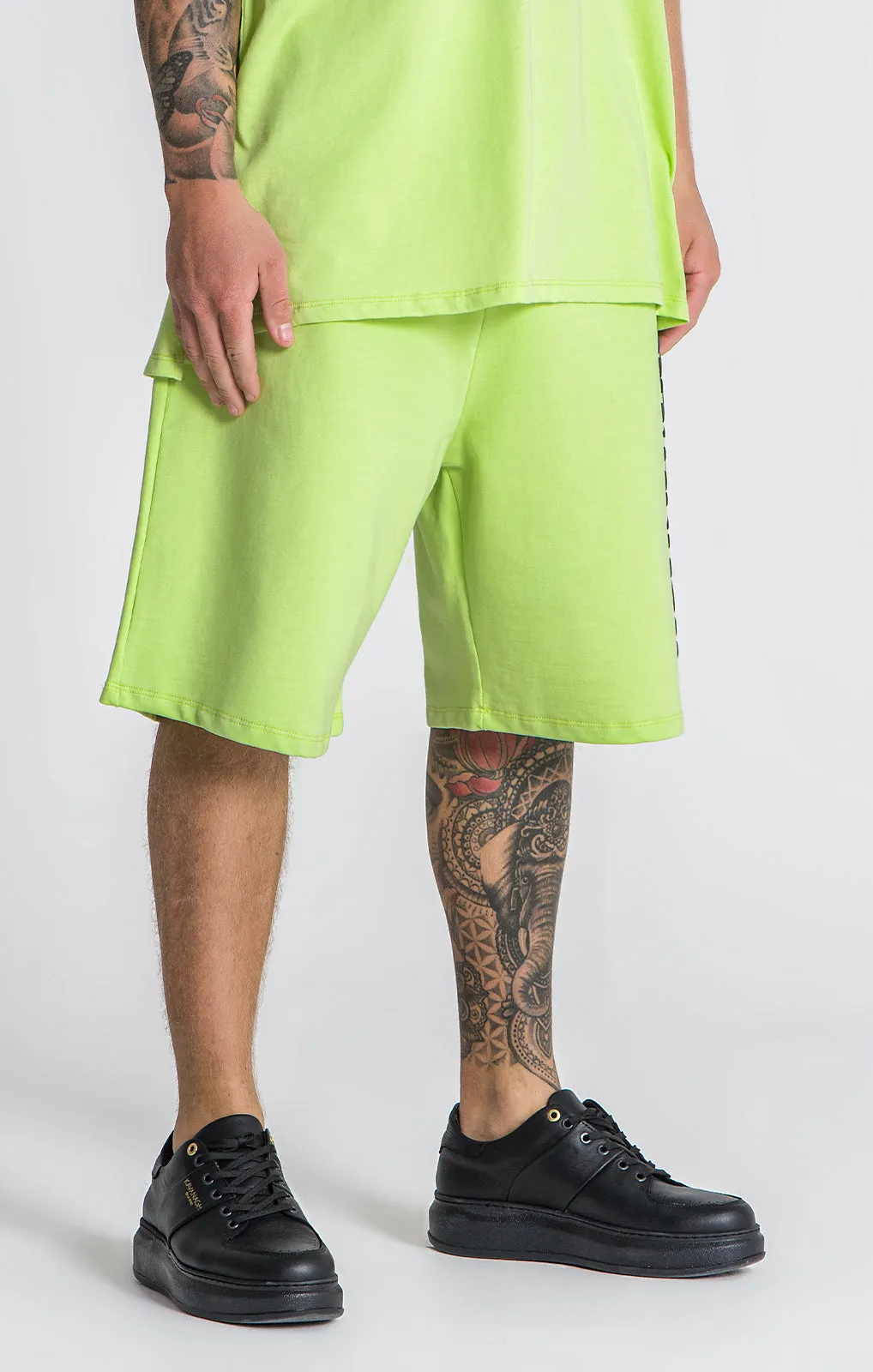 Green Candy Loose Shorts