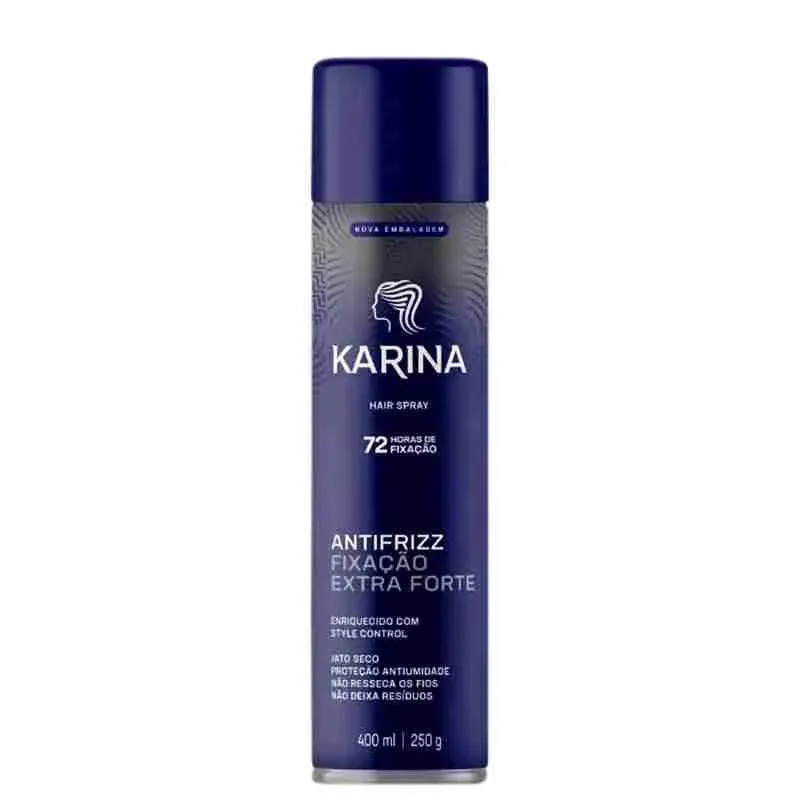 HAIR SPRAY PROFISSIONAL KARINA 400ML EXTRA FORTE