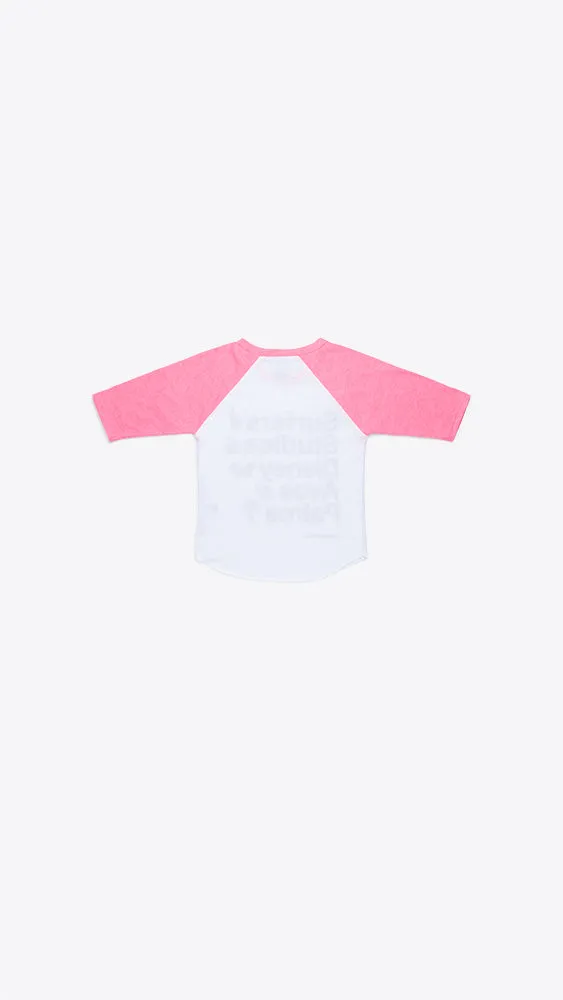 I Love LA Pink Raglan Tee