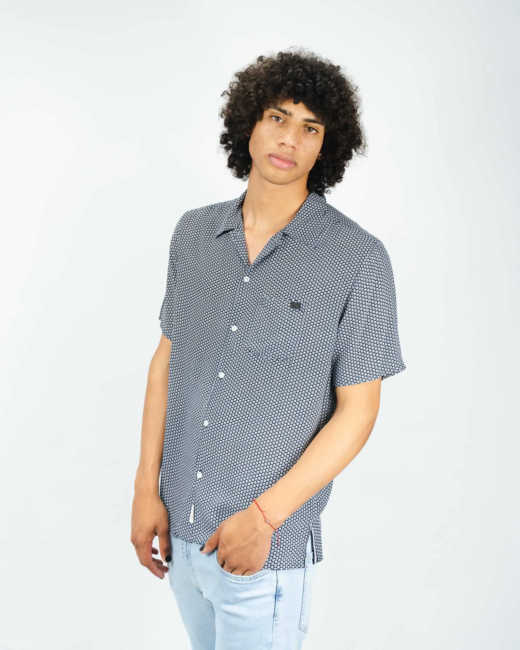 Ibiza Chalis Shirt 23 - Abstract Blue