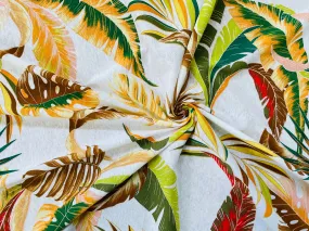 Jersey Fantasia Foglie Tropicali