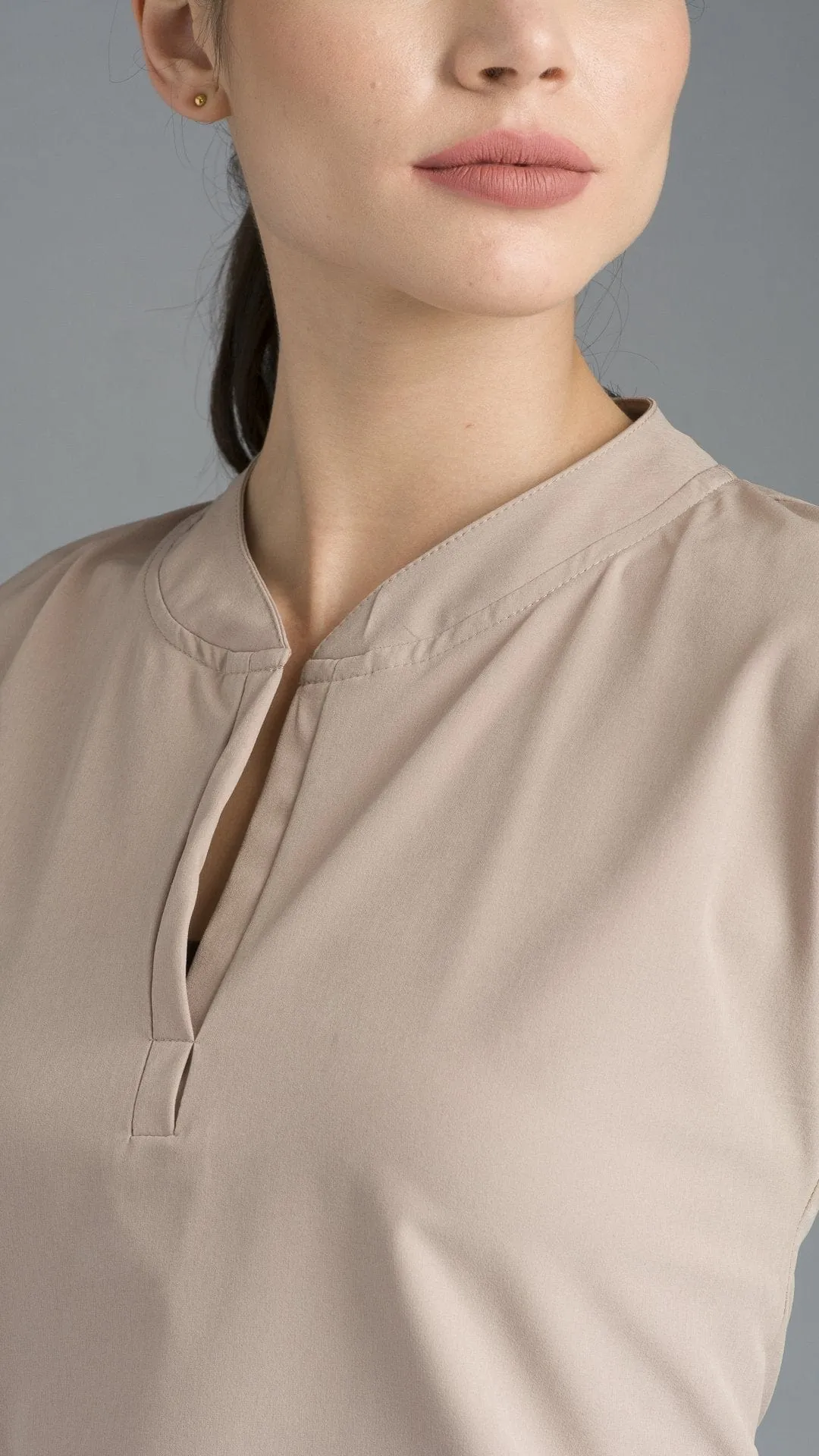 Kanaus® Top Casual Almond Beige | Dama