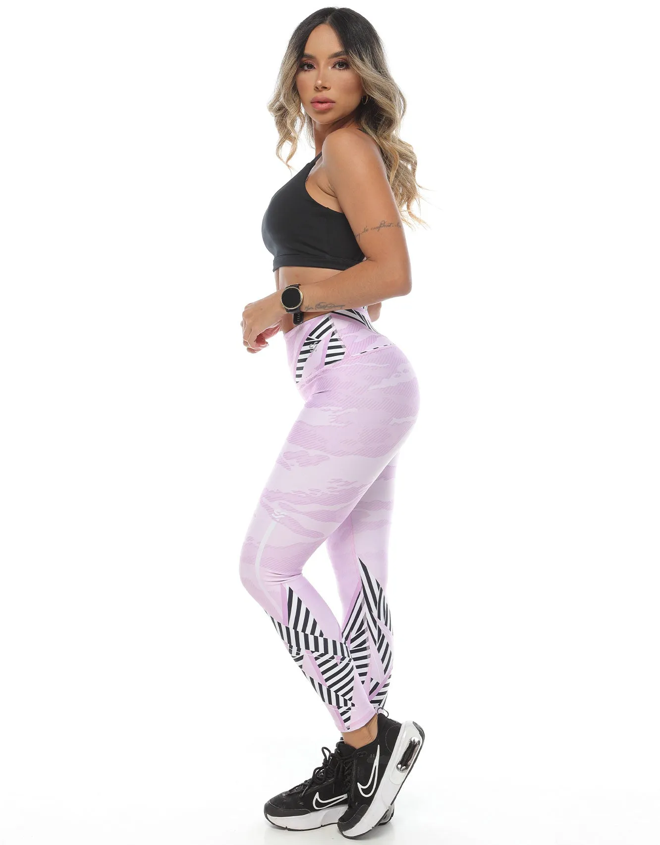 LEGGING DE CINTURA ALTA CON CONTROL DE ABDOMEN, SECADO RÁPIDO Y BOLSILLO INVISIBLE