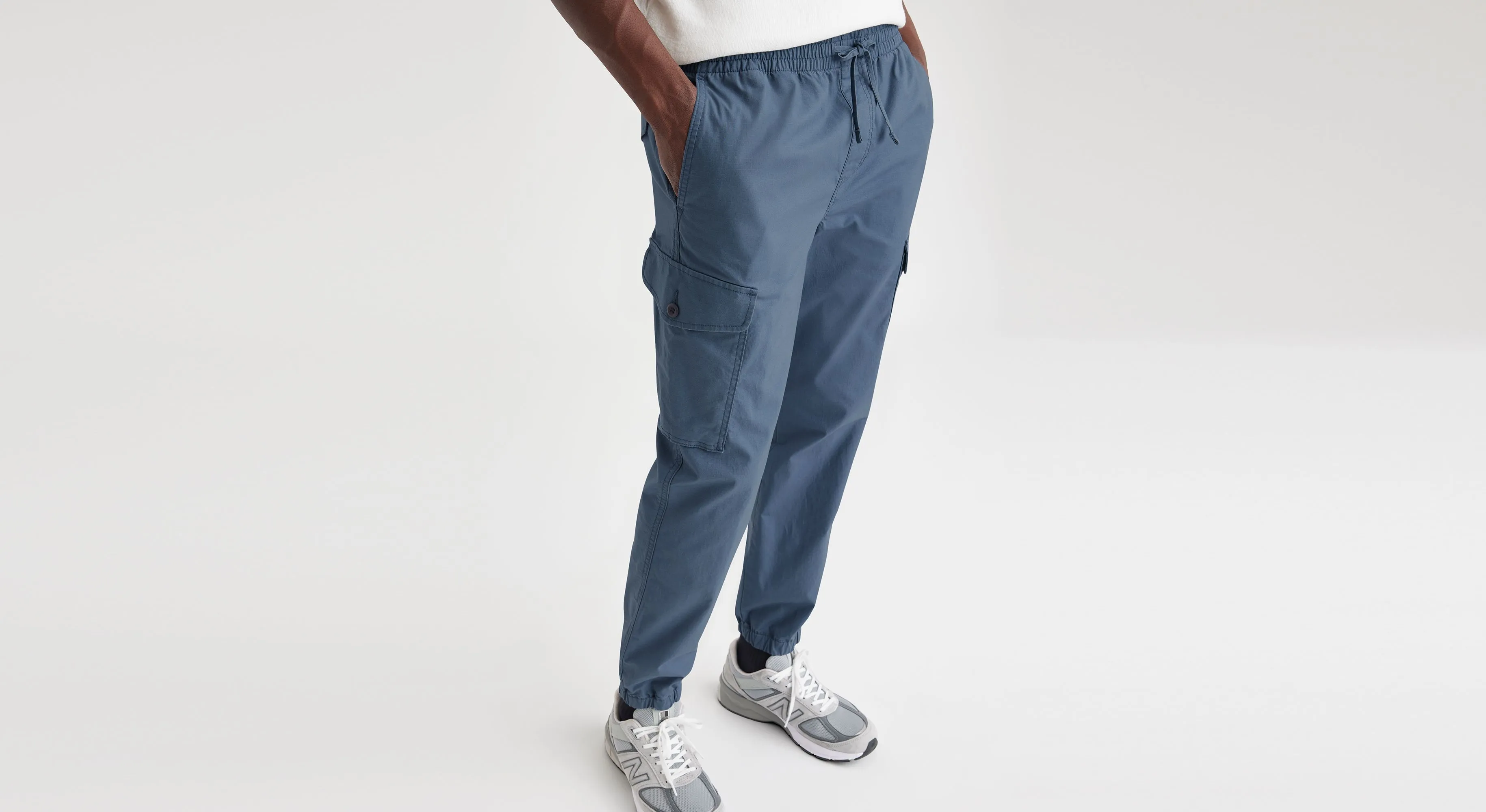 Men's Straight Tapered Fit Cargo Jogger Pants