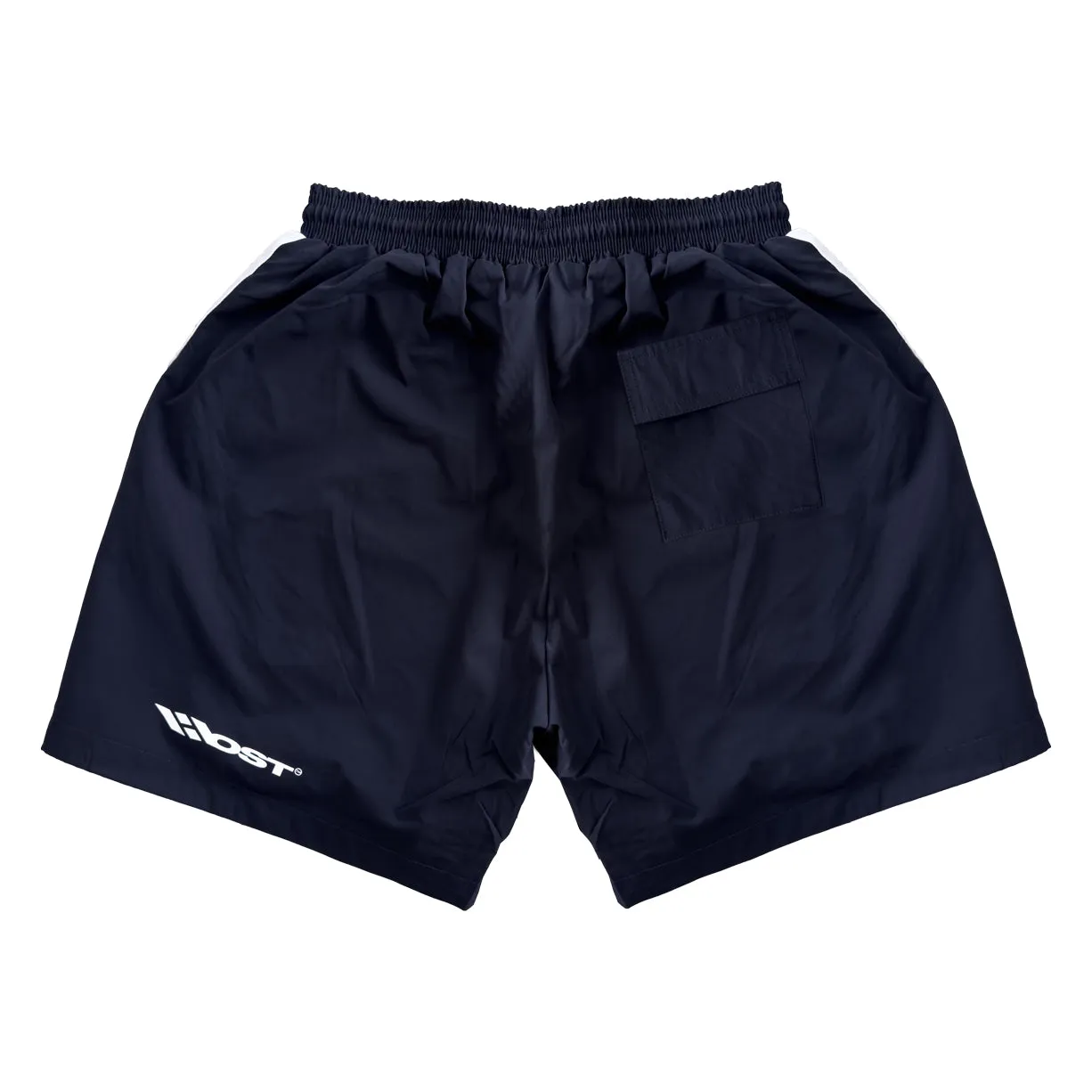 NAVY STRIPPED SHORTS