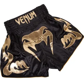 Pantalón de Muay Thai Venum Bangkok Inferno - Negro/Oro