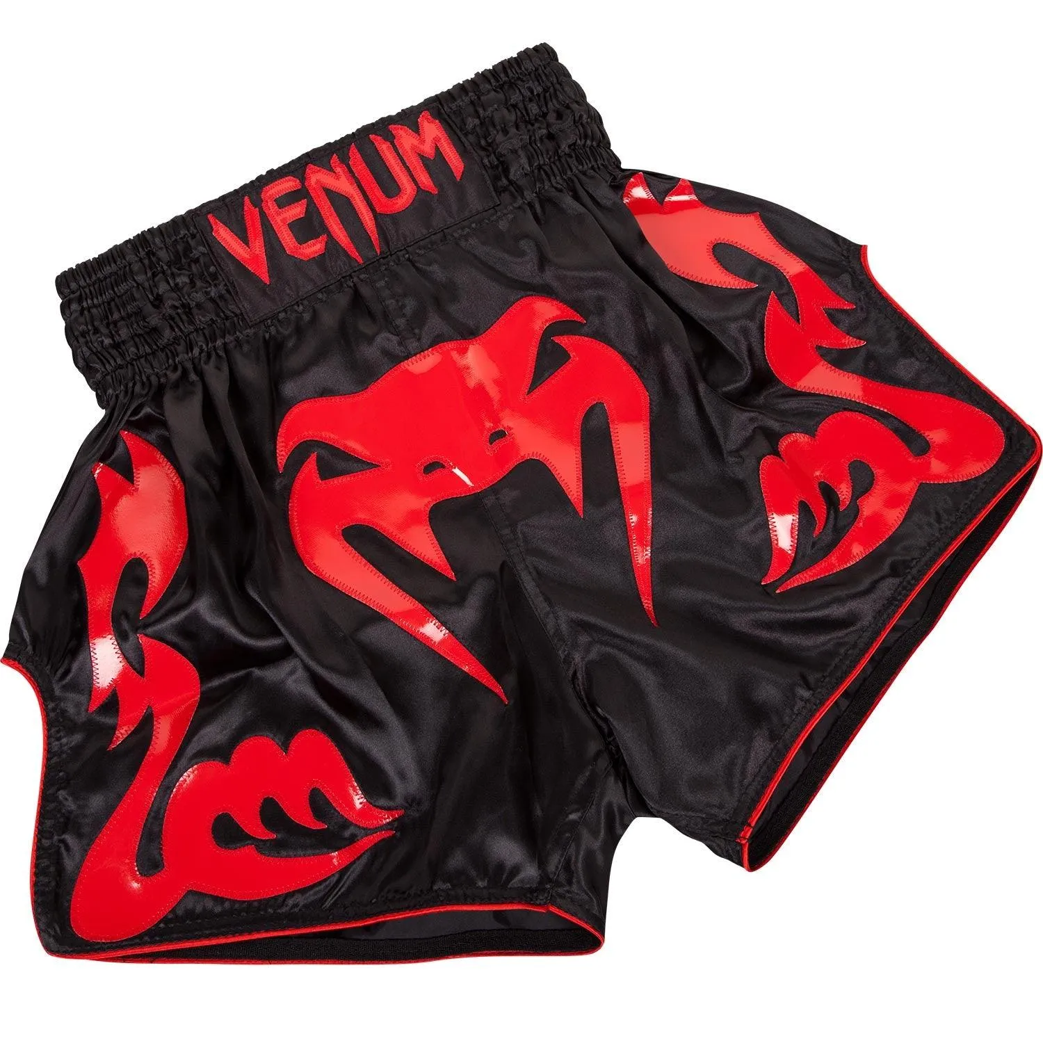 Pantalón de Muay Thai Venum Bangkok Inferno - Negro/Rojo