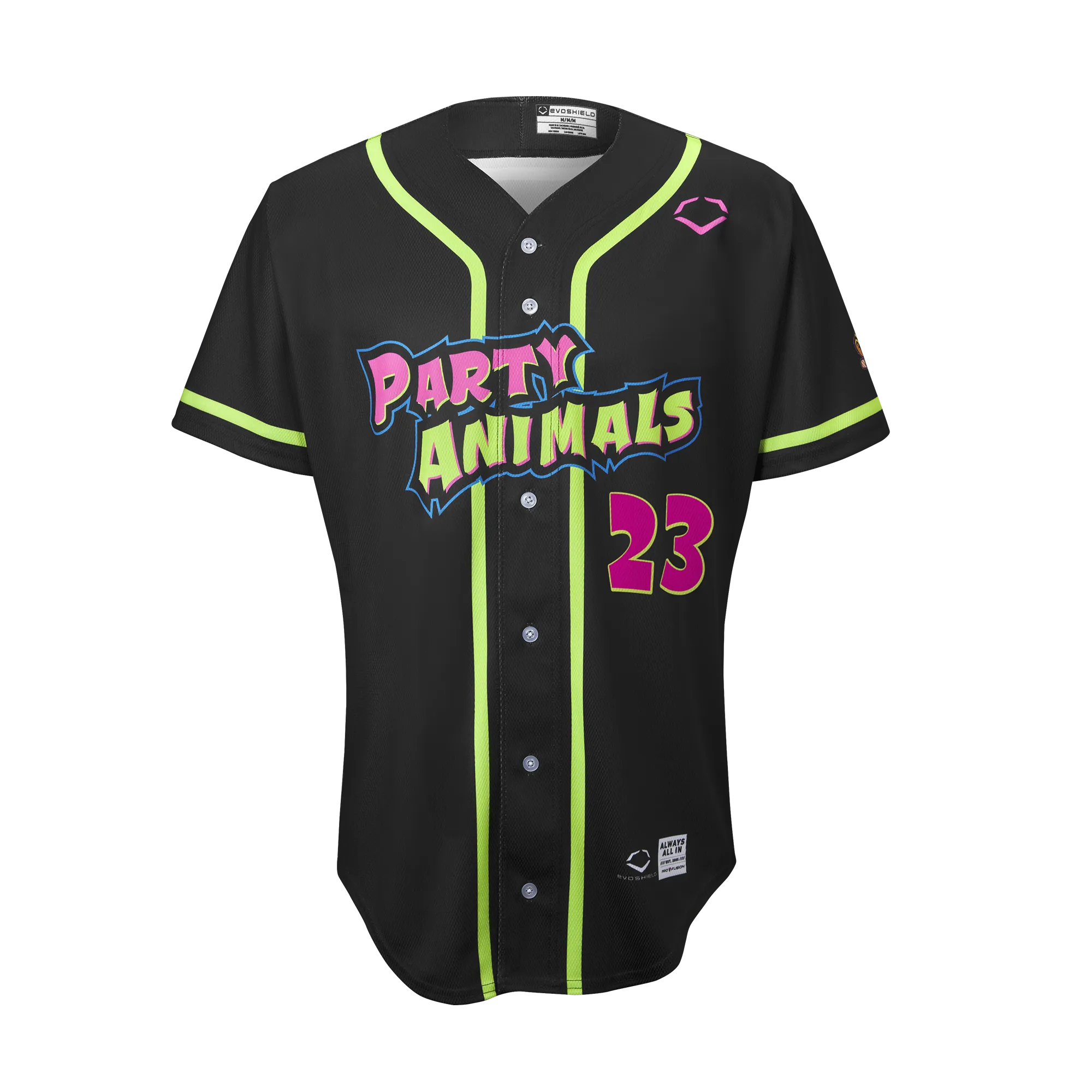 Party Animals Garrett DeClue #23 EvoShield Jersey - Black