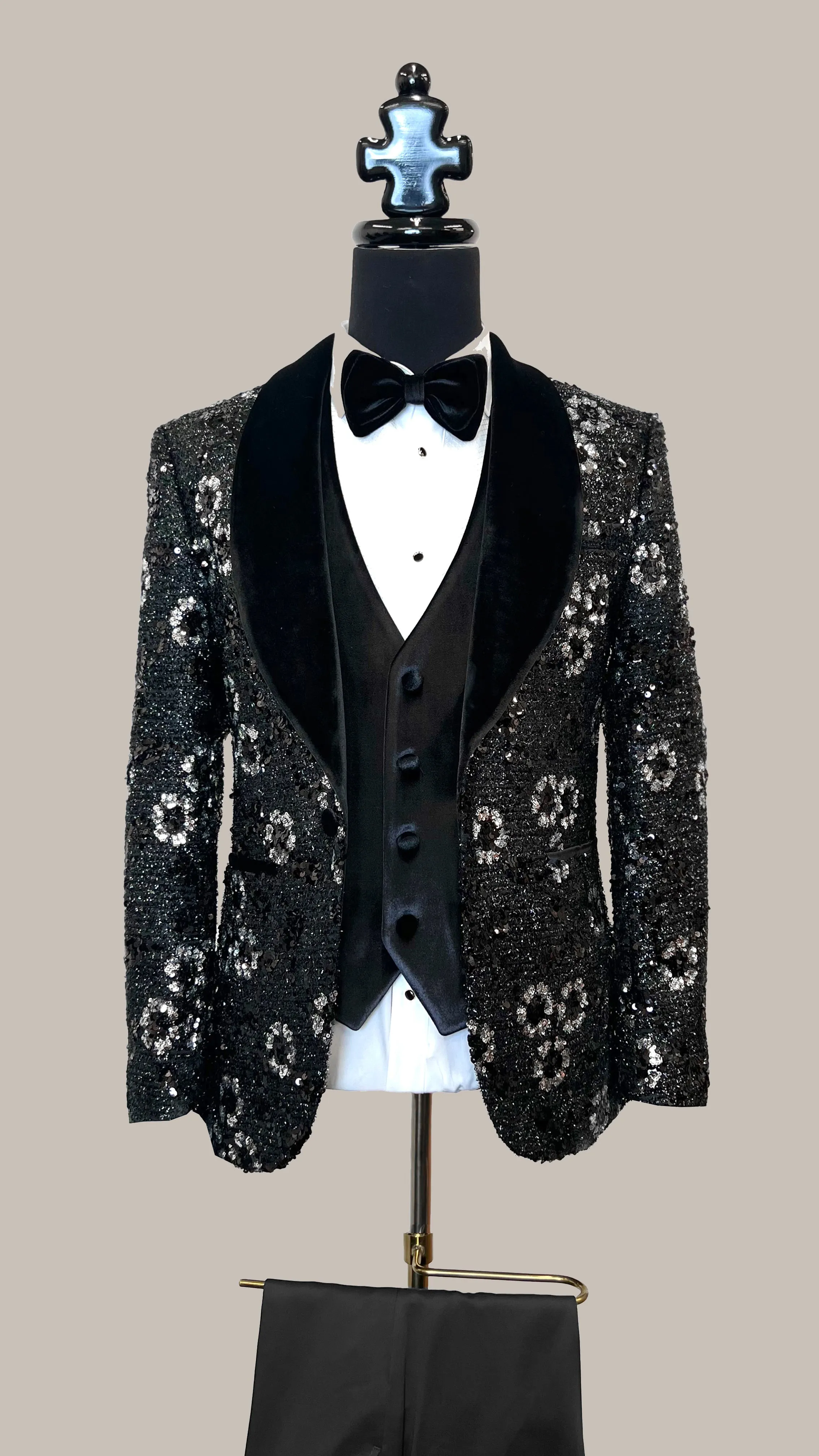 Vercini Twilight Spark Men's Tuxedo Ensemble