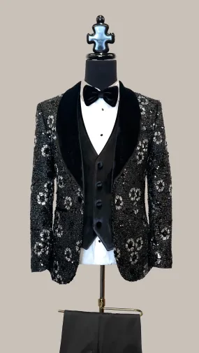 Vercini Twilight Spark Men's Tuxedo Ensemble