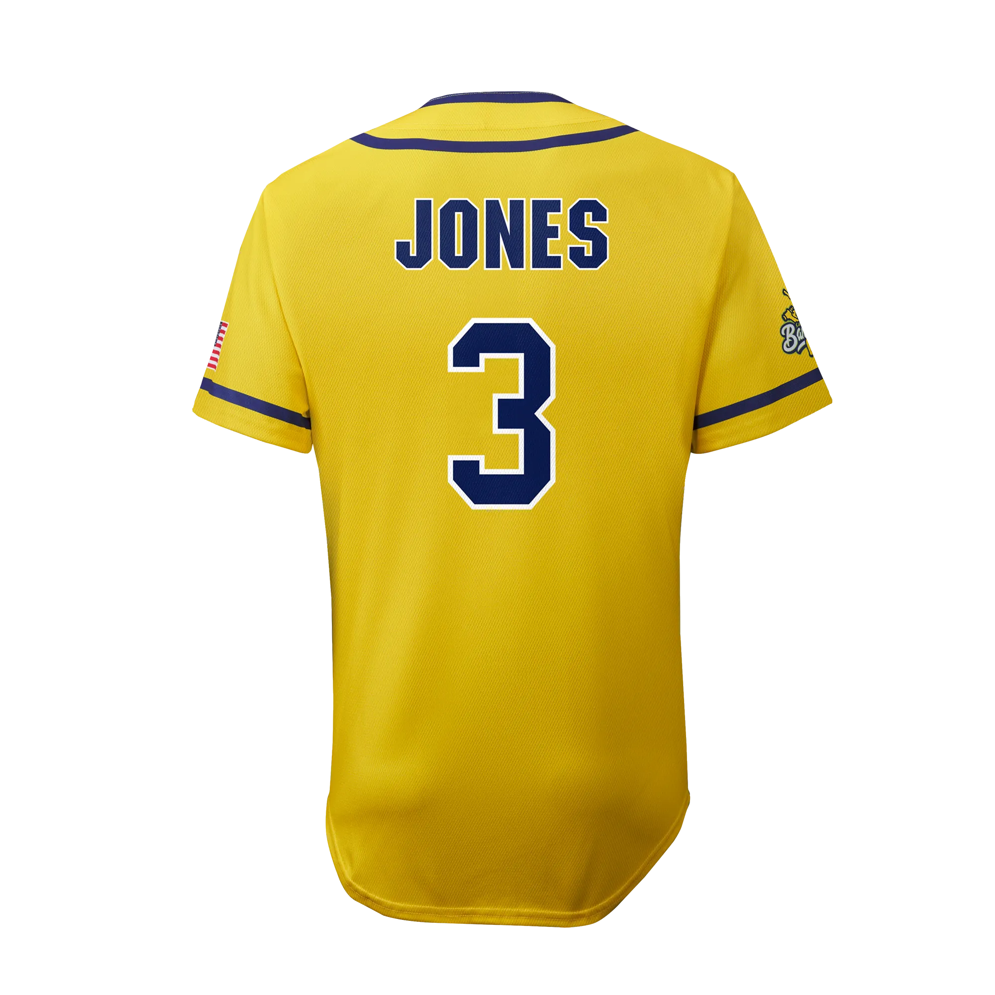 YOUTH Bananas Eric Jones #03 EvoShield Jersey - Yellow