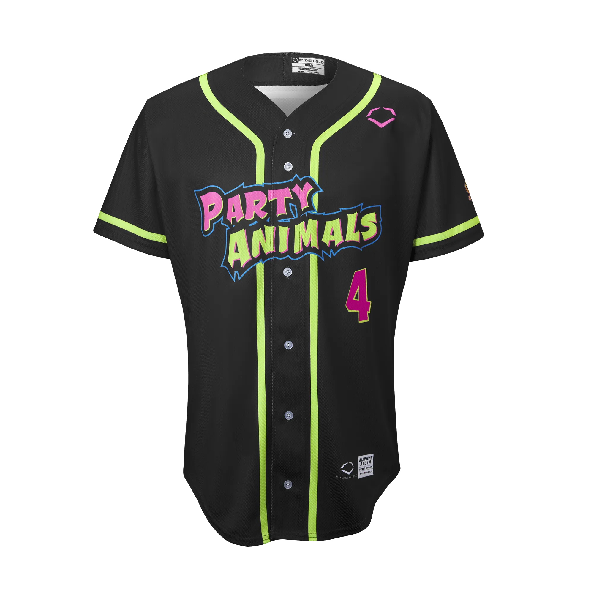 YOUTH Party Animals Tanner Thomas #4 EvoShield Jersey - Black